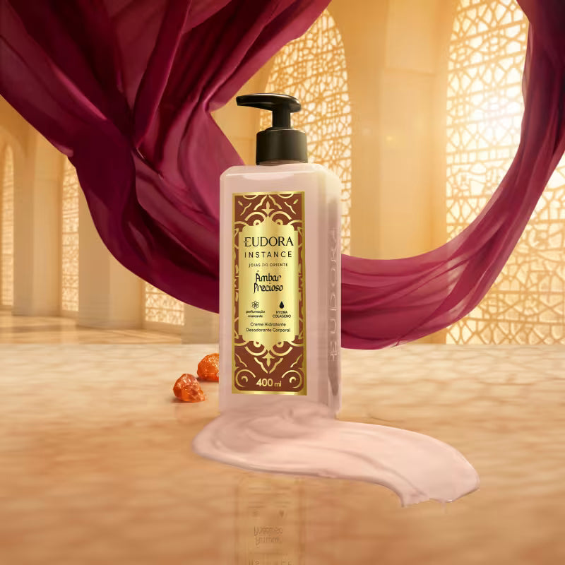 Creme Hidratante Desodorante Corporal Instance Âmbar Precioso 400ml