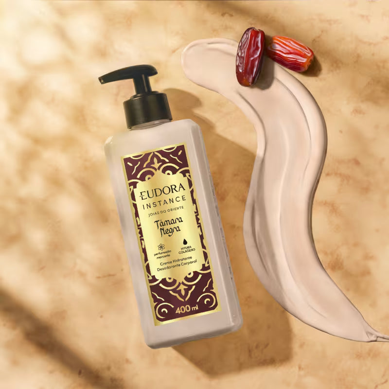 Creme Hidratante Desodorante Corporal Instance Tâmara Negra 400ml