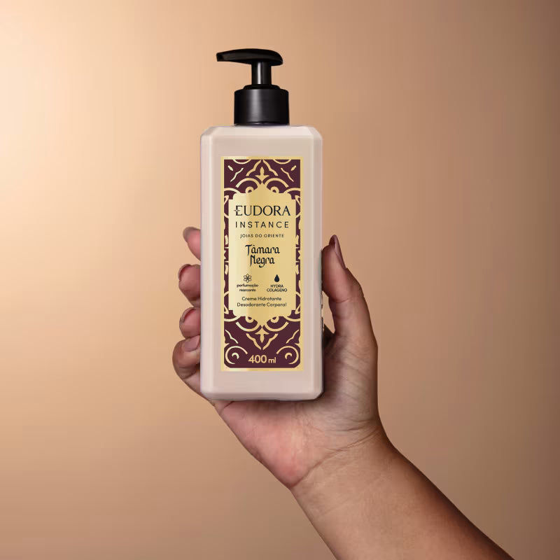 Creme Hidratante Desodorante Corporal Instance Tâmara Negra 400ml