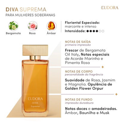 Diva Suprema Desodorante Colônia 100Ml-EUDORA
