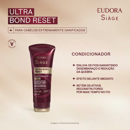 Condicionador Siàge Ultra Bond Reset 200ml - Eudora