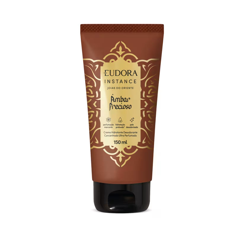 Creme Hidratante Desodorante Concentrado Ultra Perfumado Instance Âmbar Precioso 150m