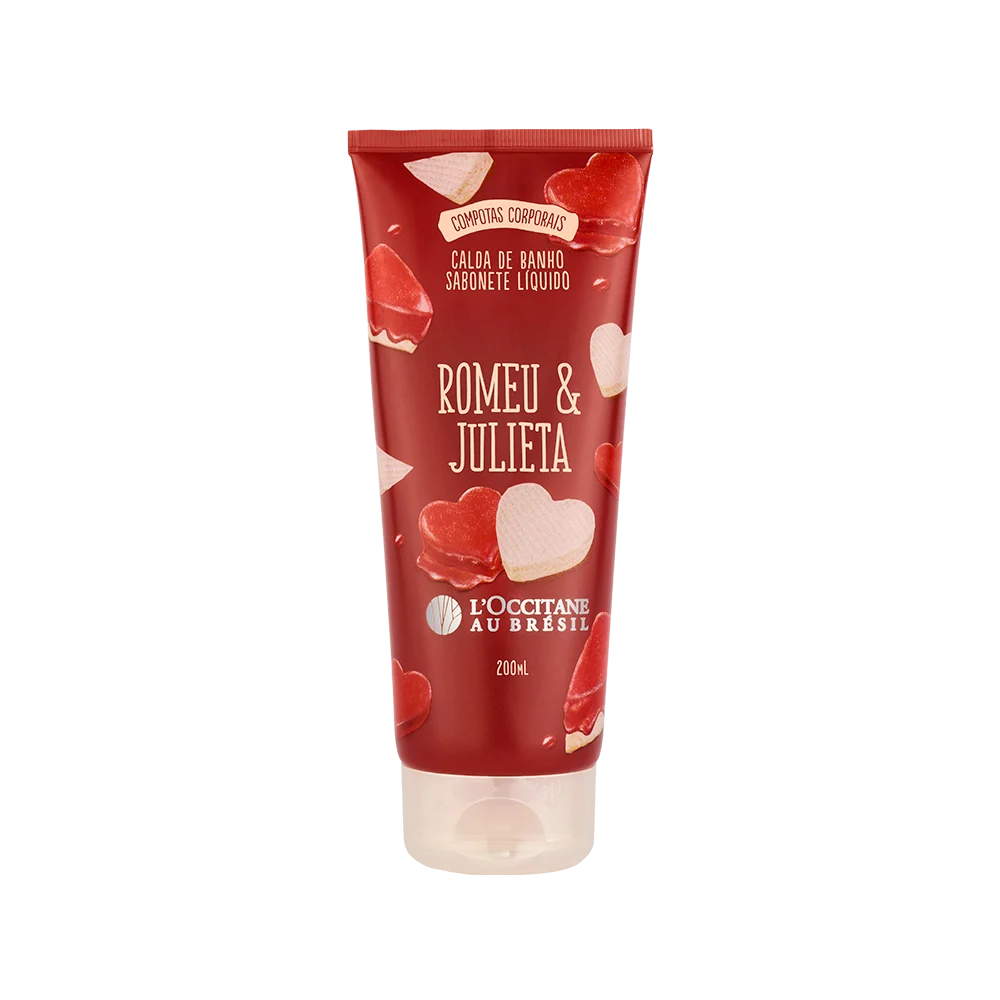 Calda de Banho Sabonete Líquido Romeu e Julieta 200mL