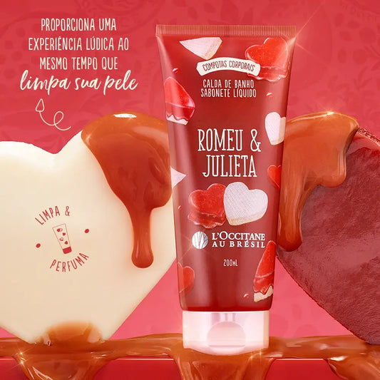 Calda de Banho Sabonete Líquido Romeu e Julieta 200mL