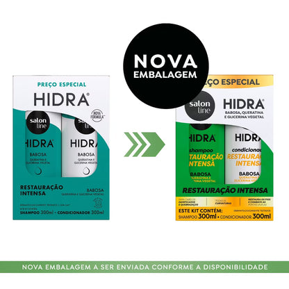 Kit Hidra babosa Restaura e Define Cachos e Crespos Salon Line