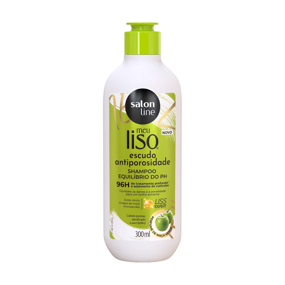 Kit Shampoo 300ml + Condicionador 200ml Meu Liso Escudo Antiporosidade
