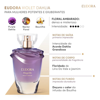 Magnific Violet Dahlia Desodorante Colônia 75Ml-EUDORA